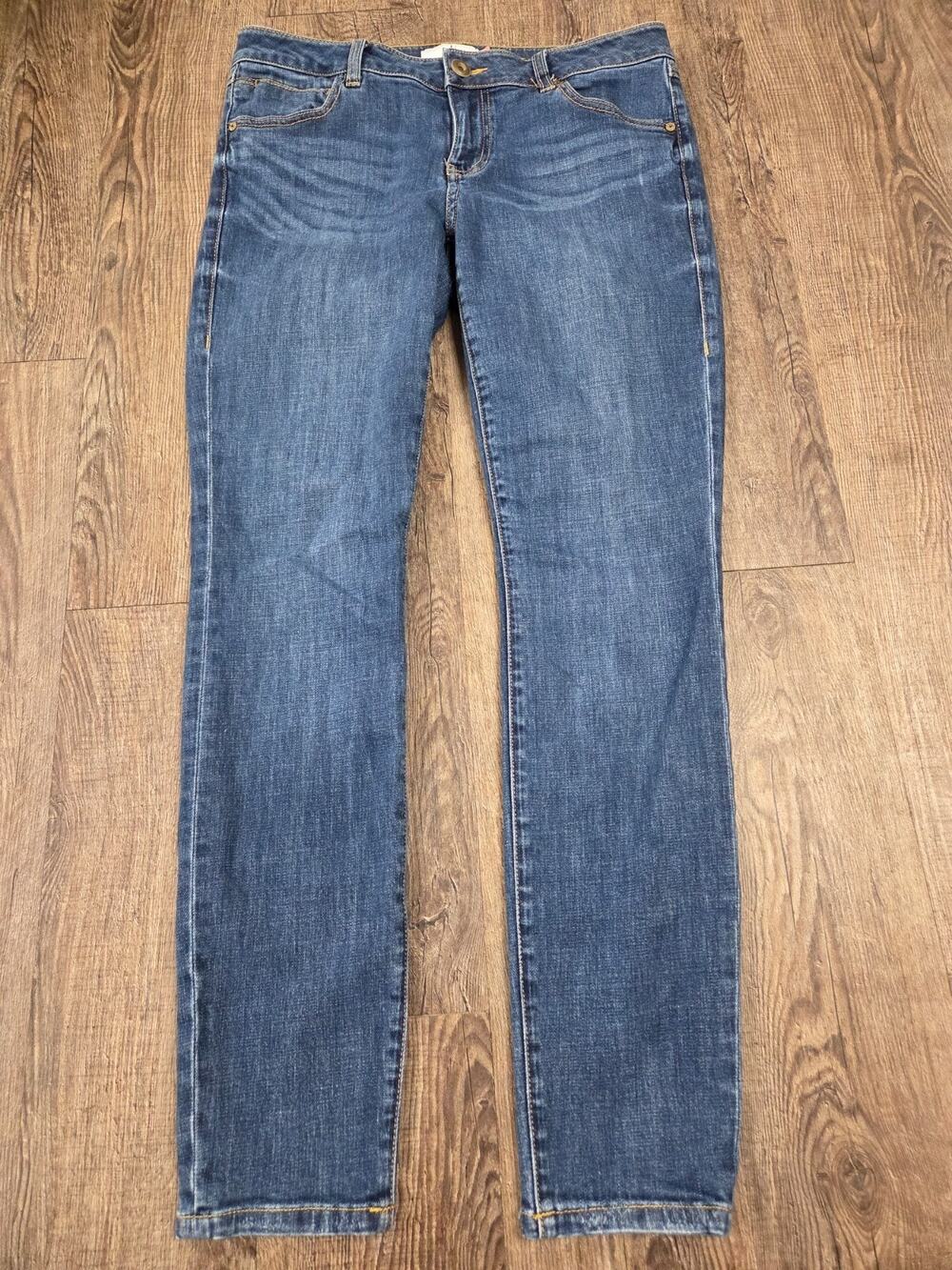 Cabi Skinny Jeans Women 8 Blue Denim Low Rise Stretch Ankle 3385